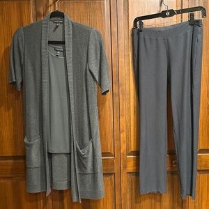 Eileen Fisher Outfit - Multiple pieces, size XXS, dark grey